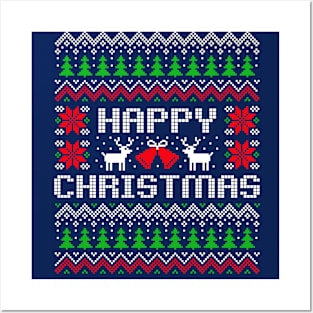 Happy Christmas sweater Posters and Art